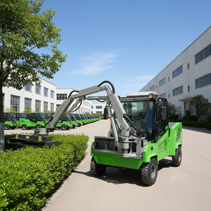 Cortasetos Eléctrico Multiarticulado JINKE JK371E |   Equipo Profesional para el Control de Vegetación en el Paisajismo Urbano - Product Image 1
