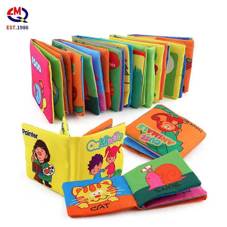 Baby Early Education Portable Color Shape Cognition Dressing Children Animal Number Cognition Educational Toy Cloth Book