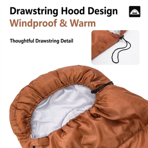 Saco de Dormir Tipo Sobre para Invierno, para Adultos, Cálido, Impermeable, para Acampar al Aire Libre, Senderismo y Viajes - Product Image 4