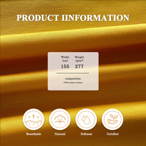 100% 수피마 코튼 60수 인터록 원단 머서라이즈드 - Product Image 2