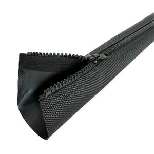 Manchons de protection de câbles en <span class=keywords><strong>PVC</strong></span> et nylon, résistants au soleil, écologiques, avec fermeture éclair pour la gestion des câbles - Product Image 4