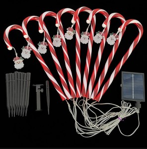 Lampes solaires LED étanches en forme <span class=keywords><strong>de</strong></span> bâtonnets lumineux pour jardin, parc, place publique, décorations <span class=keywords><strong>de</strong></span> Noël, lampes <span class=keywords><strong>de</strong></span> pelouse - Product Image 2