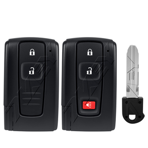 Boîtier de clé télécommande pour Toyota Corolla Verso Camry Prius 2004 2005 2006 2007 2008 2009 2/3 boutons – Coque de remplacement pour clé de voiture intelligente - Product Image 1