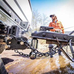 Enganche de <span class=keywords><strong>Remolque</strong></span> Ajustable para Remolcar y Transportar - Compatible con Receptor de 2.5" con Doble <span class=keywords><strong>Bola</strong></span> (2" x 2-5/16") y 7" de Caída, 18000 lb de Peso Total Vehicular - Product Image 5