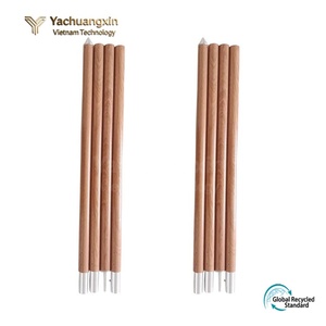 Outdoor lightweight <b>canopy</b> thickened support rod wood grain aluminum pole portable 2.4m <b>tent</b> foyer ultra-light - Product Image 6