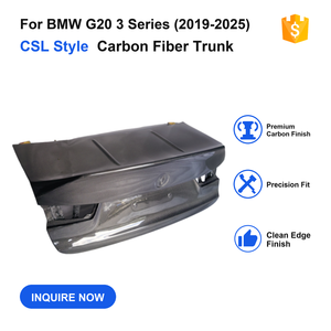 Couvercle de coffre en fibre de carbone style CSL pour <span class=keywords><strong>BMW</strong></span> G20 Série 3 2019-2025 - Product Image 1