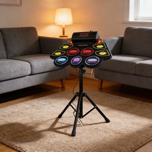 <span class=keywords><strong>Batterie</strong></span> de percussions électronique personnalisable, ensemble de percussions électroniques professionnel avec cymbales, haute fidélité pour les spectacles sur scène, utilisation en direct - Product Image 2