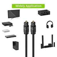 Cable de Audio Óptico Digital Toslink, Par Trenzado Coaxial, Conectores Chapados en Oro, Revestimiento de PVC, 1M-10M Personalizable, para Proyector y Altavoz