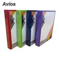 Carpeta de Anillas Personalizable de PVC, Carpeta de Archivo Personalizada para Oficina, Exámenes Escolares, Papel de Hospital, Carpeta de Anillas para Pacientes