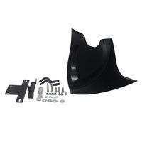 Pour Sportster Dyna Fatboy Softail V-ROD Touring Glide Moto Spoiler de carénage inférieur ABS Noir brillant