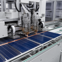 Ligne de production automatisée avancée de modules solaires avec automatisation de bout en bout pour la production de panneaux solaires