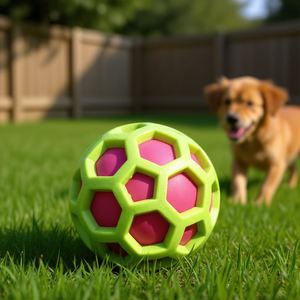 Juguete para Perros DNA Bark, Resistente, con Sonido, de TPR, Verde y Rosa, para Jugar en Interiores - Product Image 2