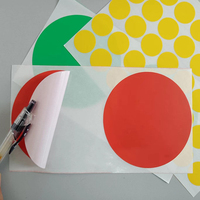 Etiquetas adhesivas de 33 colores, Etiquetas de codificación circulares de puntos brillantes para clasificación de archivos, organización de inventario