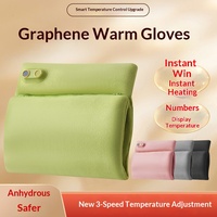 Chauffe-mains sans fil électrique rechargeable portable à chauffage rapide pour le camping en plein air et la pêche
