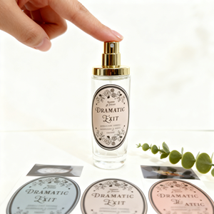 Etichette Adesive Personalizzate Impermeabili, Stampa Digitale Resistente ai Raggi UV, Etichette Trasparenti in Lamina d'Oro Fujian per <span class=keywords><strong>Cosmetici</strong></span> - Product Image 2