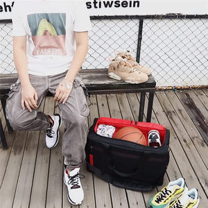 Sac à roulettes pour vêtements de sport, personnalisé, sac de sport avec compartiment pour chaussures, grand sac de costume, sac de voyage, ensemble organisateur de <span class=keywords><strong>bagage</strong></span>, fourre-tout, sacs de voyage - Product Image 3