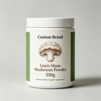Complément Alimentaire Herbal Instantané à Base de Champignons Crinière de Lion Borzhijin Marque Privée, Soutien Énergétique et Concentration, Certifié HACCP, 200g, OEM