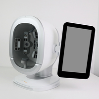 Analyseur de peau IA K33 2026 à 3 caméras, scanner facial complet à 270 degrés avec 8 images spectrales pour le soin du visage et du cuir chevelu