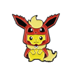 9 badges en métal émaillé peints, style cosplay Pikachu mignon, pour la décoration de sacs à dos et de vêtements - Product Image 5