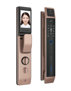 Automatisch Vingerafdrukslot 6068 Pen Tuya Smart Lock 3d Gezichtsherkenning Digitaal Deurslot Met Deurbelcamera - Product Image 1