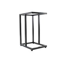 Table de chevet mobile moderne en L pour canapé, canapé C, ordinateur portable, bureau, café, table d'appoint avec cadre en métal