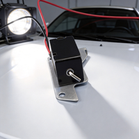 Faible MOQ Électroaimant de coupure de courant 12V/24V pour phare de voiture, solénoïde de lentille de projecteur bi-xénon personnalisé pour test d'échantillon