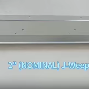 J Weep Low Back pour ouvertures de fenêtres et de portes, mur extérieur, EIFS, finition stuc, drainage, membrane d'étanchéité - Product Image 3