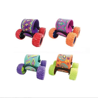 Mainan Mobil Mini Slapcart 4 Roda, Gelang Slap Bracelet Skateboard, Mainan Anak OEM Logo Custom