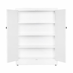 Armoire en acier pliable, armoire en métal avec penderie pour la chambre familiale, meubles d'hôtel - Product Image 5