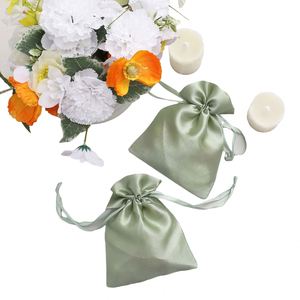 Pochette Cadeau Personnalisée Réutilisable en Soie Satinée avec Cordon de Serrage – Luxe pour Cheveux, Bijoux, Cosmétiques, Maquillage, Téléphones Portables, Chaussures et Emballage Anti-Poussière - Product Image 1