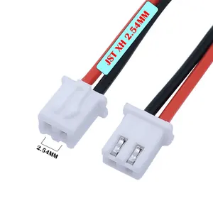 Pil JST XH 2.54 2P 3P 7P 3 4 Pin 20AWG 26AWG 20CM 50CM tek kafa kiti bağlantı kablosu