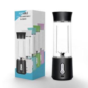 Mini Licuadora Portátil Recargable de 401 ml con Puerto de Carga Tipo C, Color Azul Menta - Product Image 2