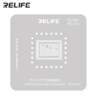 Plate-forme universelle de pochoir de rebillage d'unité centrale de RL-601MA RELIFE pour les séries d'iPhone et d'Android Chip Planting Tin Template