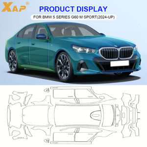 Película protectora precortada para BMW G60 5 Series <span class=keywords><strong>M</strong></span> Sport 2024 TPU pintura personalizada para coche completo película transparente antiarañazos - Product Image 3