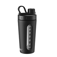 Bouteille shaker en Tritan pour le sport et la gym, en plastique, pour protéines, vente en gros, nouveauté