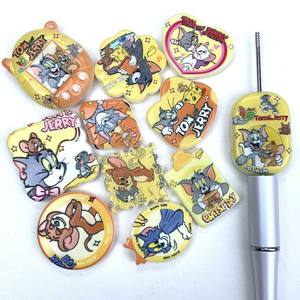 Nuovo Ciondolo con Perline in Acrilico con Rilievo di Gatto <span class=keywords><strong>e</strong></span> Topo Stampato, Accessorio per Catena di Borse - Product Image 3