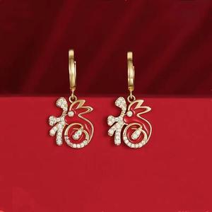 Женские серьги с цирконом - Product Image 5