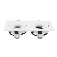 Cadre de plafonnier encastré à LED Support de montage réglable MR16 GU10 Support de lampe Socket Fitting Spot Lighting Fixture
