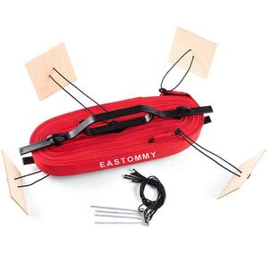 EASTOMMY ET-760028 Cinta <span class=keywords><strong>de</strong></span> Delimitación Reglamentaria <span class=keywords><strong>de</strong></span> Fácil Instalación para Cancha <span class=keywords><strong>de</strong></span> Bádminton, Voleibol y Voleibol <span class=keywords><strong>de</strong></span> Playa - Product Image 2