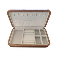 Boîte à bijoux en bois de noyer personnalisée, grande boîte cadeau de luxe, organisateur