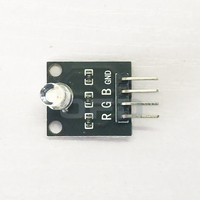 Module LED RVB pleine couleur KY-016 à montage traversant R3, kit de démarrage électronique DIY, module capteur LED RVB 3 couleurs