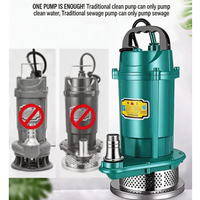Pompe submersible QY QDX65-8-2.2 2.2kW 65m³/h Débit ultra-elevé Hauteur de refoulement 8m Moteur CC haute pression Corps en aluminium pour inondations urbaines