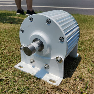 मुक्त वैकल्पिक ऊर्जा कम गति 48v 800w 3 चरण गियरबॉक्स के लिए 3 चरण गियरबॉक्स रहित स्थायी चुंबक जनरेटर - Product Image 6