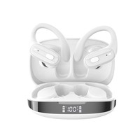 Écouteurs sans fil sportifs étanches Y80 avec crochet d'oreille, certification CE FCC Rohs, suppression du bruit ENC, écouteurs Bluetooth