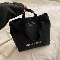 Sac à provisions à bandoulière réutilisable de grande capacité 100% sac fourre-tout en toile de coton naturel de grande qualité