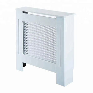 Cubierta de <span class=keywords><strong>radiador</strong></span> de madera Gabinete de calefacción Muebles modernos para el hogar Estilo de parrilla Diseño de diamante Pintado en <span class=keywords><strong>blanco</strong></span> <span class=keywords><strong>Pequeño</strong></span> - Product Image 2