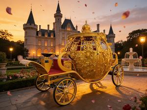 Carruaje Romántico Tirado por <span class=keywords><strong>Caballos</strong></span> <span class=keywords><strong>para</strong></span> Pedidas de Mano, Carroza Eficiente <span class=keywords><strong>para</strong></span> Entregas Locales - Product Image 3