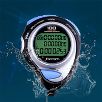 Stopwatch Promosi Tampilan Waktu Acara Berkelanjutan Mini Sepeda Balap Olahraga Digital Elektronik Stopwatch Isi Ulang