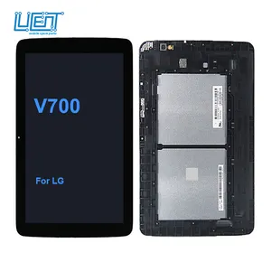 Orijinal lg v700 lcd için lg v700 için pantalla lcd lg v700 displei tablet tablet lg v700