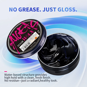 Cera en Gel de Fijación Fuerte Negra para Peinado Masculino, Marca Privada, Disponible en Stock - Product Image 6